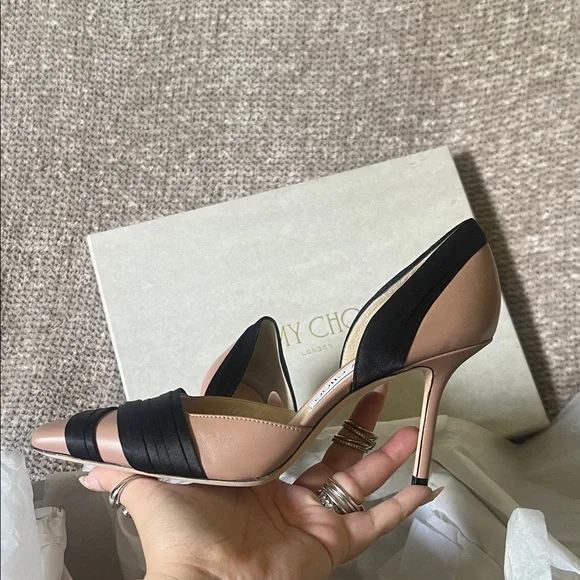 Jimmy Choo Lyrin 85 Ballet Pink - Picture 5 of 7